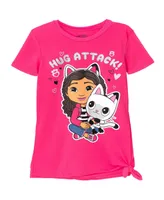 DreamWorks Gabby's Dollhouse Pandy Paws Girls T-Shirt and Leggings Outfit Set Toddler |Child