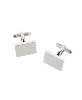 Trafalgar Rooney Rectangle Brass Engravable Cufflinks