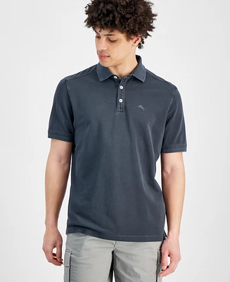 Tommy Bahama Men's Lookout Washed Solid Short-Sleeve Polo Shirt