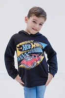 Hot Wheels Toddler Boys Fleece Pullover Hoodie to (2T