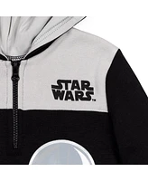 Starwars Star Wars The Mandalorian Child Fleece Half Zip Hoodie Toddler| Boys