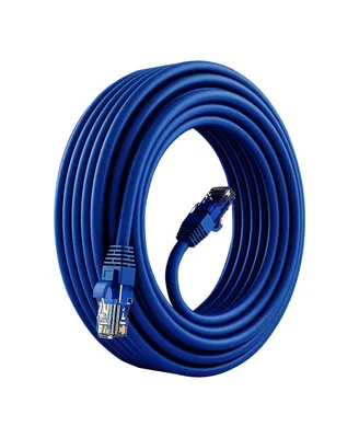 5 Core Cat 6 Ethernet Cable • 15 ft 10Gbps Network Patch Cord • High Speed RJ45 Internet Lan Cable Et 15FT Blu