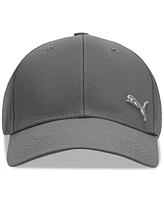 Puma Men's Alloy Solid Color Cat Logo Stretch Fit Cap