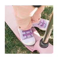 Komuello Infant Girl Breathable Washable Non-Slip Sock Shoes Walker - Violet