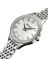 Balmain Women's Swiss Balmain de Balmain Diamond (1/4 ct. t.w.) Stainless Steel Bracelet Watch 29mm