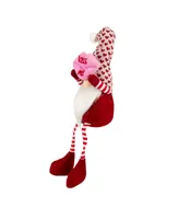 Northlight 23" Sitting Kiss Me Lips Valentine's Day Gnome