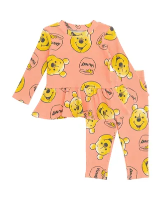 Disney Minnie Mouse Winnie the Pooh T-Shirt and Pants Infant Girls
