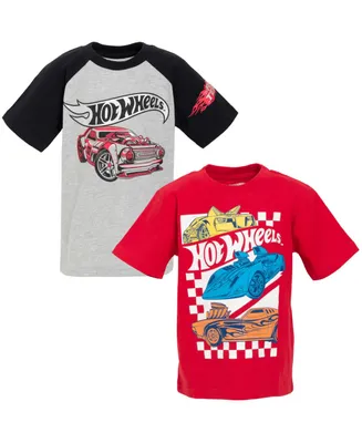 Hot Wheels 2 Pack Graphic T-Shirts Toddler |Child Boys