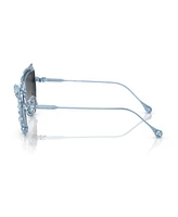 Swarovski Women's Gradient Sunglasses with Crystals clip-on, SK7011