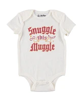 Harry Potter Baby Girls Ravenclaw Slytherin Gryffindor Hufflepuff Bodysuit Pants and Headband Set