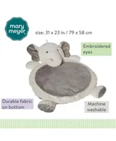 Mary Meyer Best ever Ultra Soft Baby Mat, Afrique Elephant, Ivory/Gray