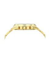 Porsamo Bleu Charlie Stainless Steel Multifunction Gold Tone & Green Men's Watch 1261FCHS