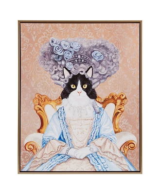 Madison Park Pet Portrait Bridger Kitty Framed Canvas Wall Art