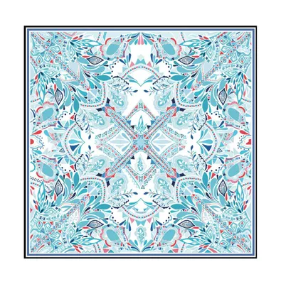 Jessie Zhao New York Silk Scarf of The Ocean