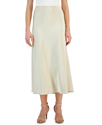 Tahari Asl Women's Satin Midi Skirt