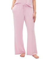 Gap Gapbody Womens Ribbed Short Sleeve Pajama Top Drawstring Pajama Pants