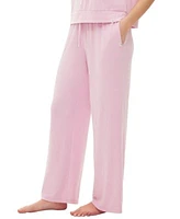 Gap Gapbody Womens Ribbed Short Sleeve Pajama Top Drawstring Pajama Pants