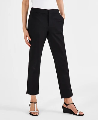 Style & Co Women's Mid Rise Straight-Leg Pants, Created for Macy's