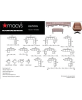 Closeout Kathya Fabric Sectional Collection Created For Macys