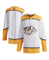 Men's adidas White Nashville Predators Away Authentic Jersey