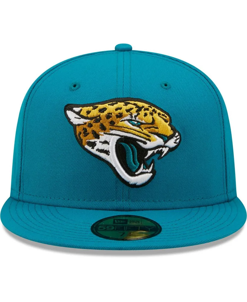 Men's New Era Teal Jacksonville Jaguars Omaha 59FIFTY Fitted Hat