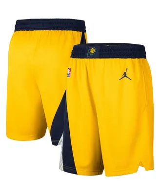 Men's Jordan Gold 2019/20 Indiana Pacers Icon Edition Swingman Shorts