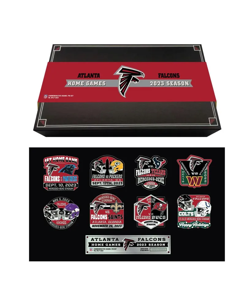 Mojo Licensing Atlanta Falcons 2023-24 Game Day Pin Collector Set