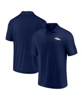 Men's Fanatics Navy Denver Broncos Component Polo Shirt