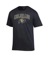 Men's Champion Black Colorado Buffaloes Arch Over Logo T-shirt