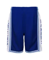 Big Boys Mitchell & Ness Royal Los Angeles Lakers Hardwood Classics Swingman Shorts