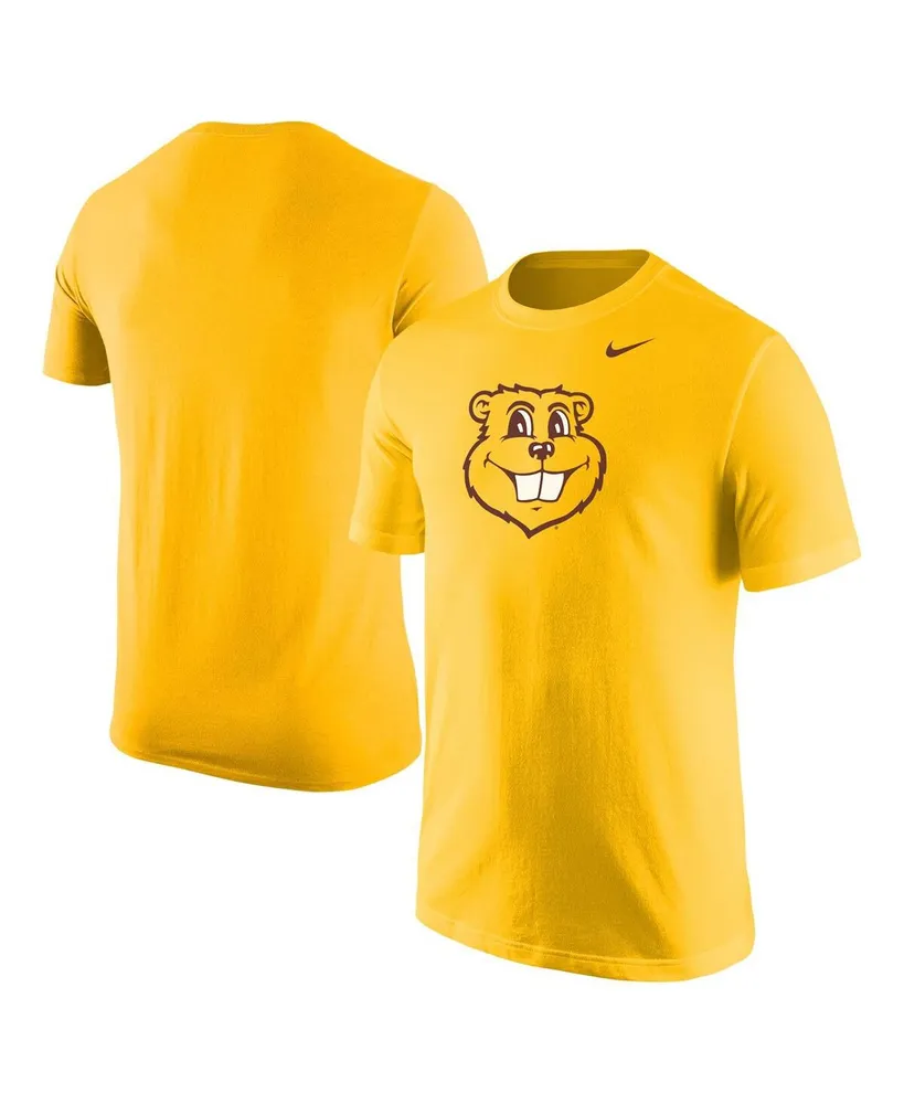 Men's Nike Gold Minnesota Golden Gophers Goldy Head Performance T-shirt