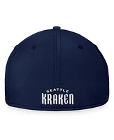 Men's Fanatics Deep Sea Blue Seattle Kraken Fundamental Flex Hat