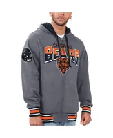 Men's G-iii Sports by Carl Banks Navy, Orange Chicago Bears Commemorative Reversible Full-Zip Jacket