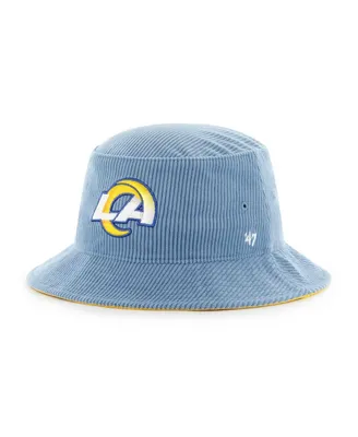 Men's '47 Brand Powder Blue Los Angeles Rams Thick Cord Bucket Hat