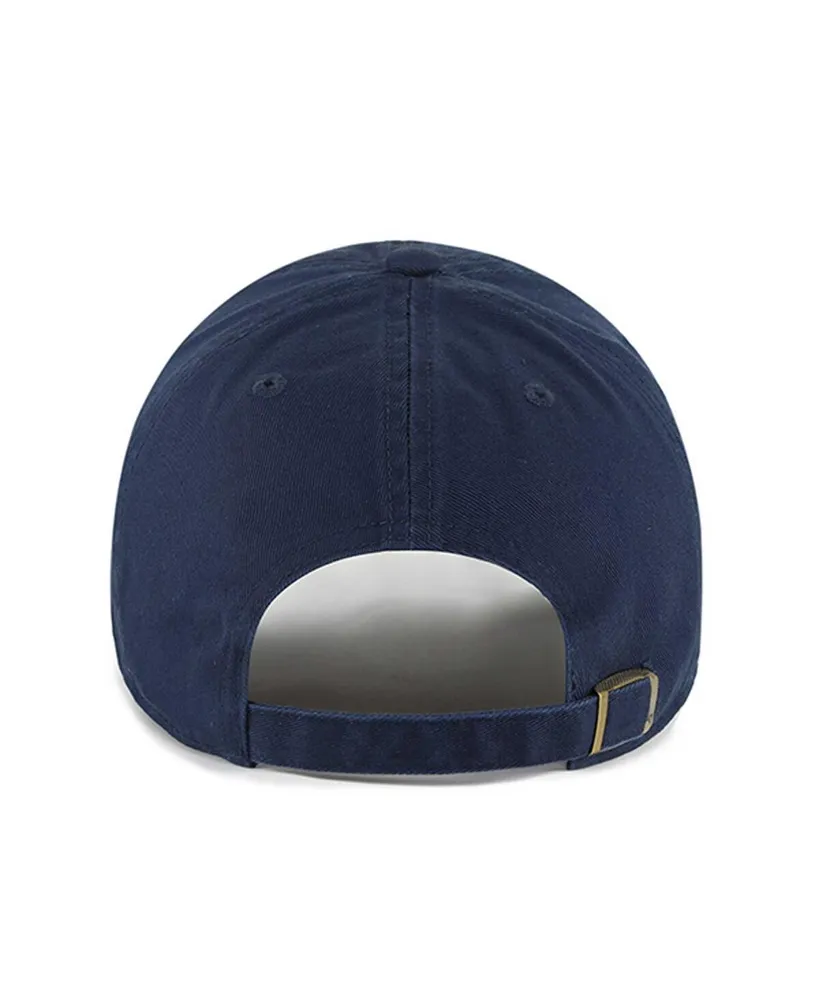 Men's '47 Brand Navy Memphis Grizzlies Hand Off Clean Up Adjustable Hat