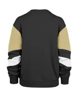 Women's '47 Brand Black Memphis Grizzlies 2023/24 City Edition Nova Crew Sweatshirt