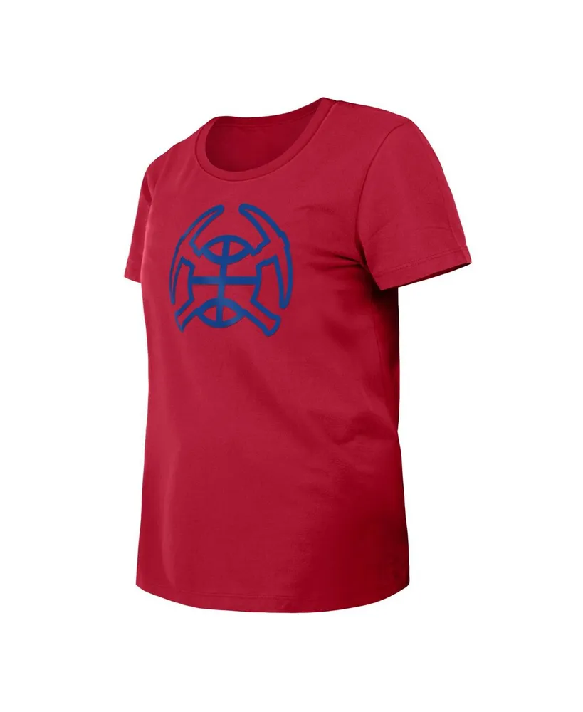 Women's New Era Red Denver Nuggets 2023/24 City Edition T-shirt
