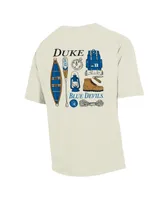 Men's Comfortwash Cream Duke Blue Devils Camping Trip T-shirt