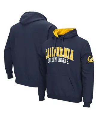 Men's Colosseum Navy Cal Bears Double Arch Pullover Hoodie