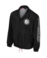 Men's and Women's The Wild Collective Black Alabama Crimson Tide Coaches Full-Snap Jacket