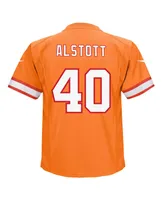 Preschool Boys and Girls Nike Mike Alstott Orange Tampa Bay Buccaneers Retired Player Game Jersey