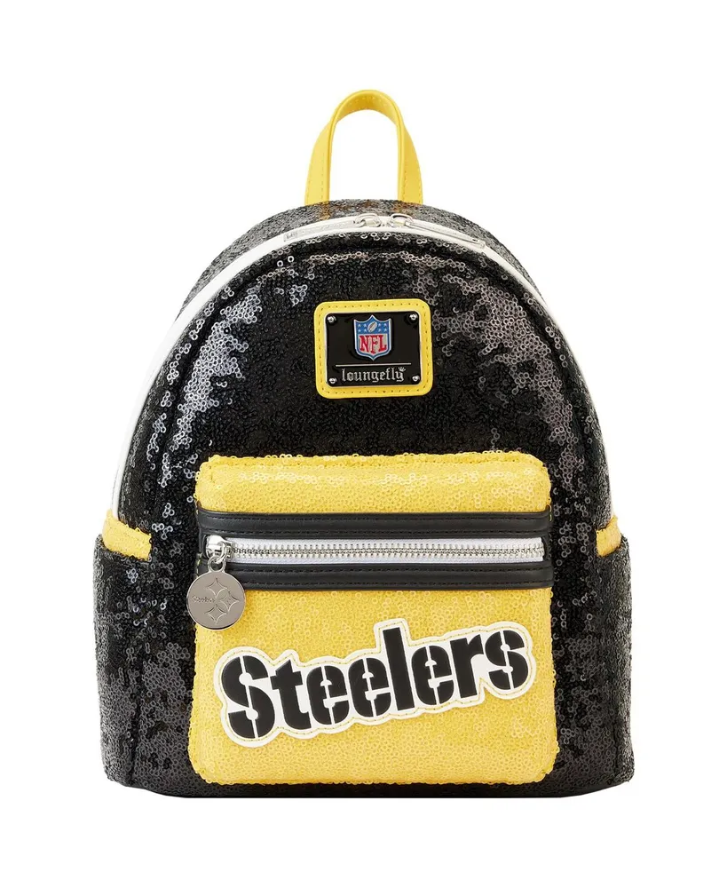 Men's and Women's Loungefly Pittsburgh Steelers Sequin Mini Backpack