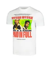 Men's White Eric B. & Rakim Paid Full T-shirt