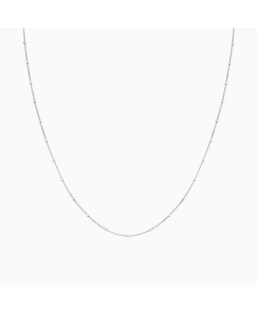 Bearfruit Jewelry Sterling Silver Savannah Basic Chain Necklace