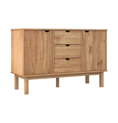 Sideboard Otta 44.7"x16.9"x28.7" Solid Wood Pine