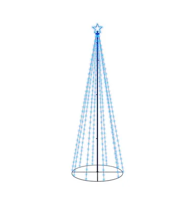 Christmas Cone Tree Blue LEDs 3x10 ft