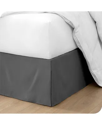 Bare Home Tailored 15" Pleated Bed skirt Queen