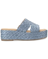 Sun + Stone Women's Olinkaa Woven Slide Espadrille Wedge Sandals, Created for Macy's