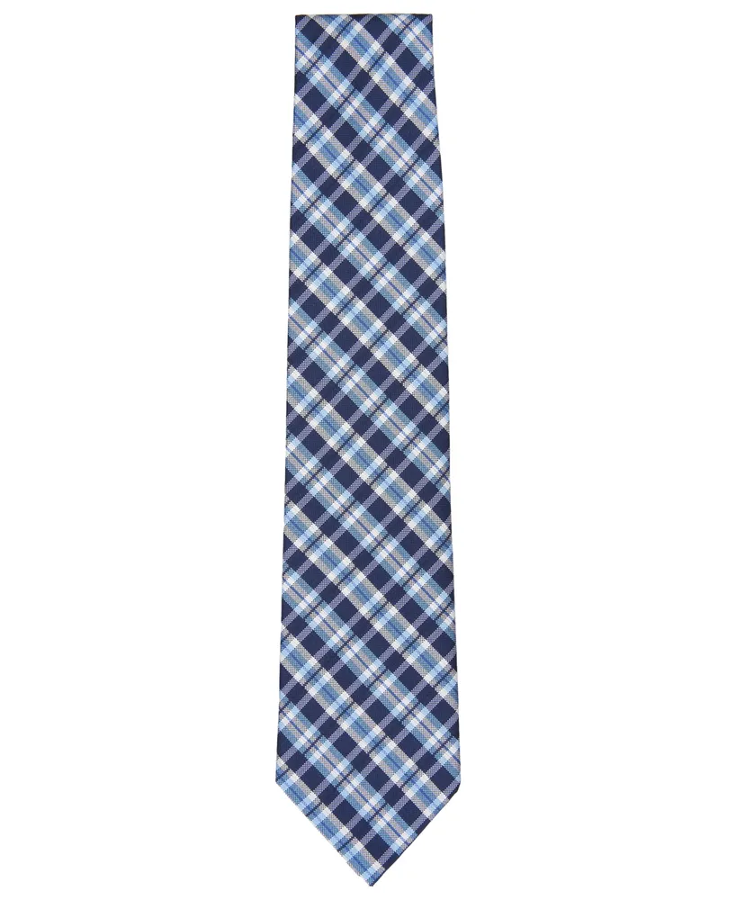 B by Brooks Brothers Men's Lane Plaid Silk Tie