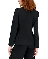 Tahari Asl Women's Single-Button Peak-Lapel Blazer